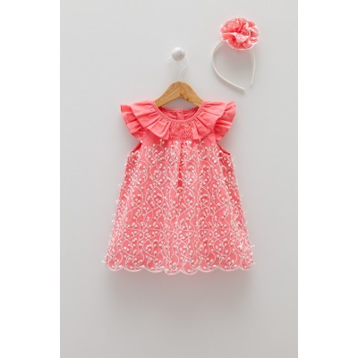 Παιδικό κοριτσίστικο φόρεμα Tiny Rose Flowers