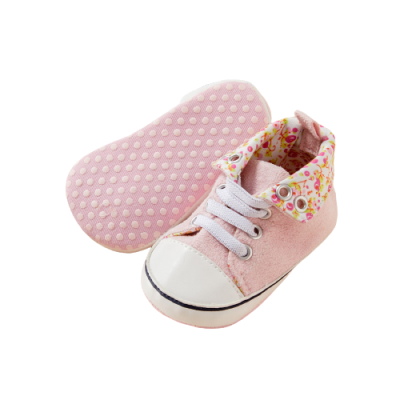 Βρεφικό κοριτσίστικο παπούτσι αγκαλιάς pink flower