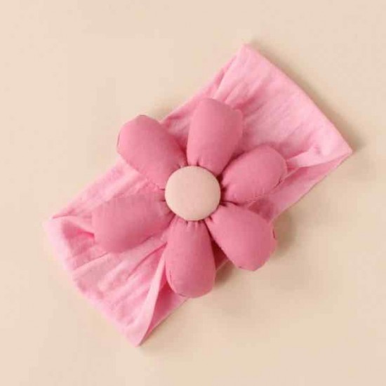 Βρεφική κορδέλα -Blush pink  flower