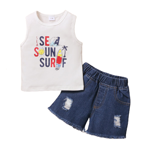 Βρεφικό / παιδικό αγορίστικο σετ Sea Sun Surf