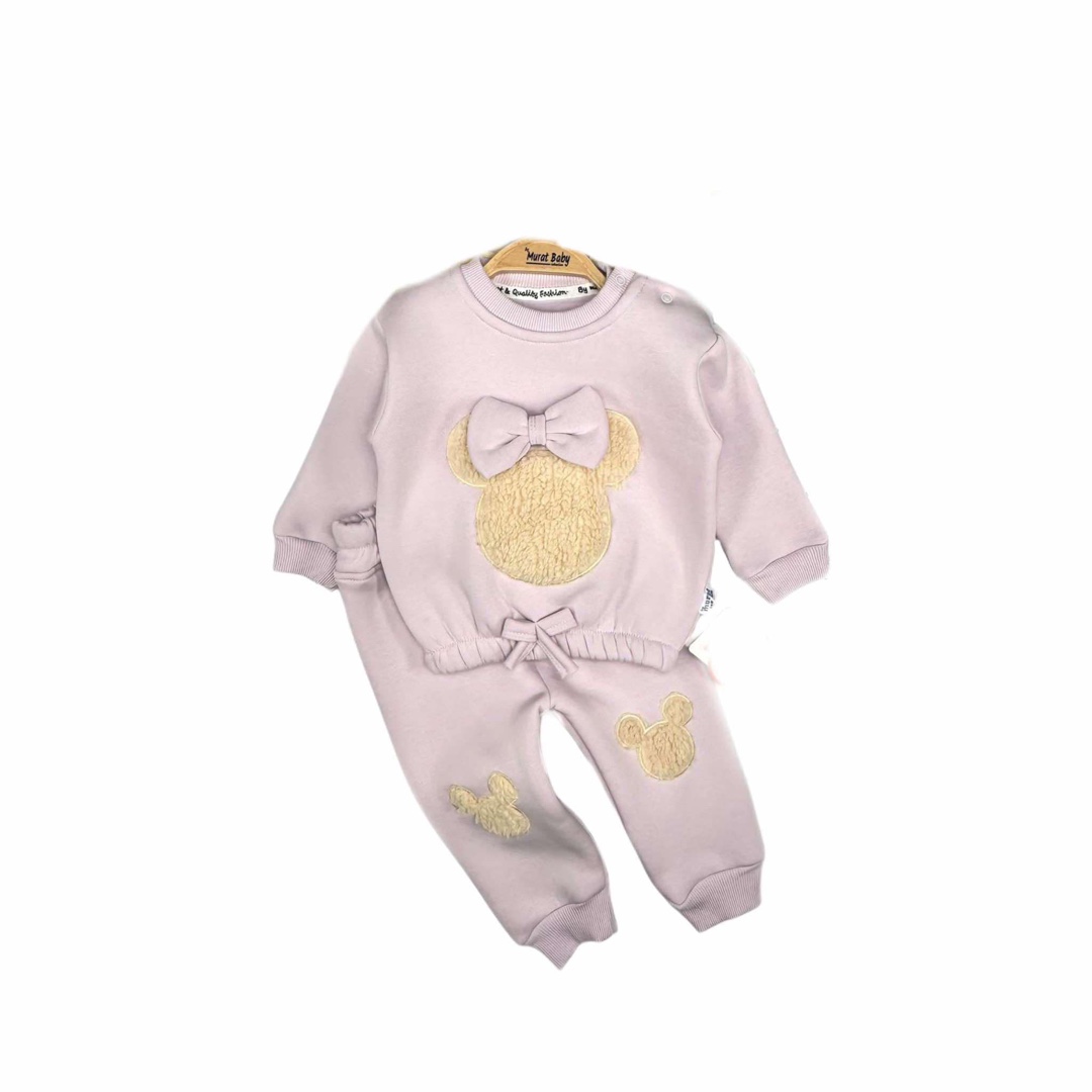 Παιδικό κοριτσι΄στικο σετ baby pink – Minnie Mouse.