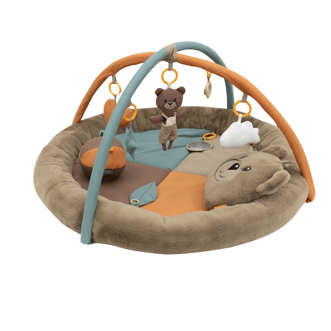 Βρεφικό γυμναστήριο / play mat – brown