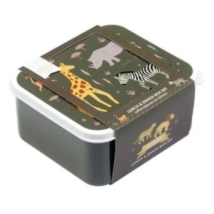 Δοχεία φαγητού σετ 4 τμχ  Lunch box Savanna -A little lovely company