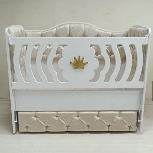 Βρεφική κούνια Golden Glam1.20X60 με ΔΩΡΟ το στρώμα