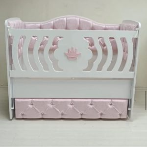 Βρεφική κούνια Pink 1.20X60 με ΔΩΡΟ το στρώμα