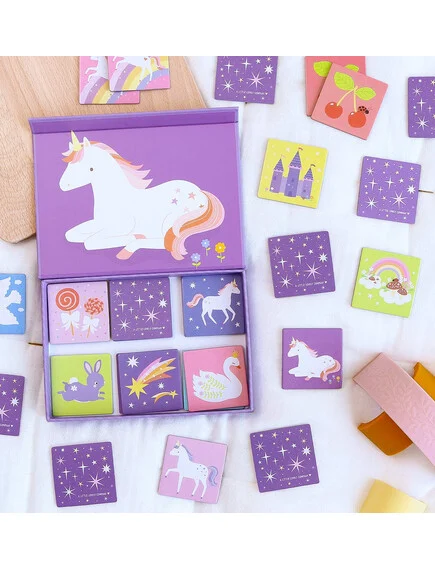 A Little Lovely Company: Παιχνίδι μνήμης και αντιστοίχισης Unicorn dreams 3 ετών