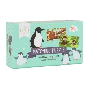 A Little Lovely Company: Puzzle Μαθαίνω τα ζώα και τα μικρά τους