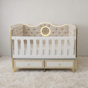 Luxury Royal – Βρεφική Κούνια με LED Φωτισμό 1.20X60