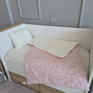 Βρεφικό Σετ Κούνιας Fluffy - Baby Pink