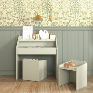 Book Nook sage Montessori Desk – συμπαγές γραφείο για παιδιά συμπεριλαμβάνει μια καρεκλα
