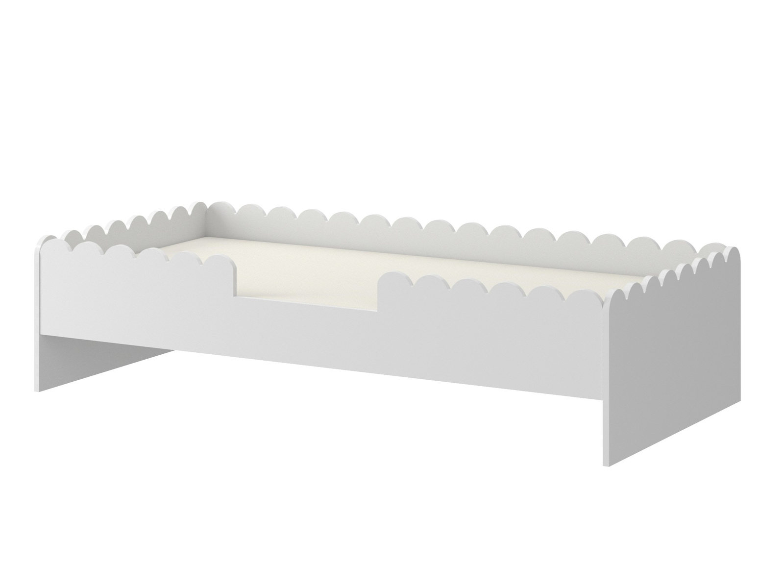 Παιδικό κρεβάτι Book Nook snow σε στυλ Montessori 80x160 με συρτάρι - Image 6