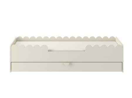 Παιδικό κρεβάτι latte Book Nook σε στυλ Montessori 80x160 με συρτάρι - Image 3
