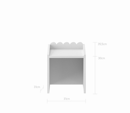 Γραφείο Book Nook snow Montessori – συμπαγές γραφείο για παιδιά συμπεριλαμβάνει μια καρεκλα - Image 5