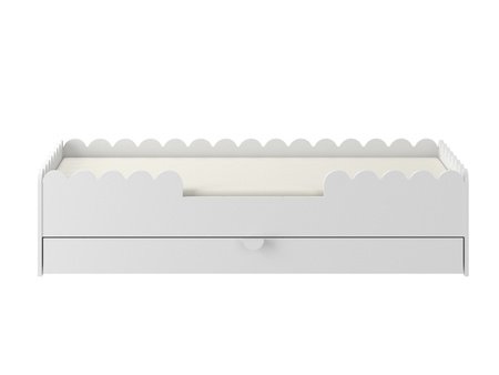 Παιδικό κρεβάτι Book Nook snow σε στυλ Montessori 80x160 με συρτάρι - Image 3